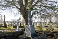 A FEW OF THE MANY CELTIC CROSSES IN MOUNT ST LAWRENCE CEMETERY [LIMERICK APRIL 2022]-244669