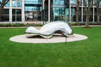 DIPPING THE OTHER WING SCULPTURE BY EILIS O'CONNELL [A RECENT ADDITION TO WILTON PARK]-245736-1