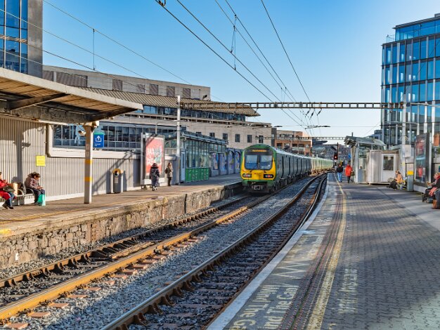 TARA STREET STATION A recent visit to Tara Street Station revealed a fascinating friction currently playing out in Dublin’s transit centres....