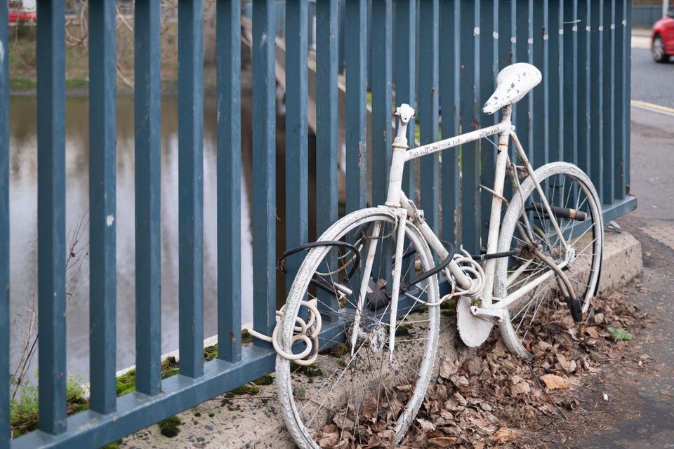 TThe Michael Caufield Ghost Bike Memorial