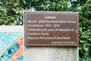 LUMEN IS A MOSAIC BY LAURA O'HAGAN [A GIFT FROM NOTRE DAME SCHOOL IN CHURCHTOWN]-237023-1