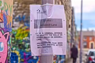 GRAFFITI IS ILLEGAL