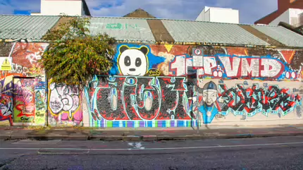 THE FAMOUS U2 GRAFFITI WALL [14 OCTOBER 2014 ABOUT A YEAR BEFORE IT WAS DEMOLISHED]-234472-1 THE FAMOUS U2 GRAFFITI WALL