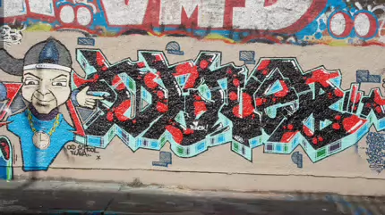 THE FAMOUS U2 GRAFFITI WALL [14 OCTOBER 2014 ABOUT A YEAR BEFORE IT WAS DEMOLISHED]-234475-1 THE FAMOUS U2 GRAFFITI WALL