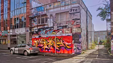 THE FAMOUS U2 GRAFFITI WALL [14 OCTOBER 2014 ABOUT A YEAR BEFORE IT WAS DEMOLISHED]-234481-1 THE FAMOUS U2 GRAFFITI WALL