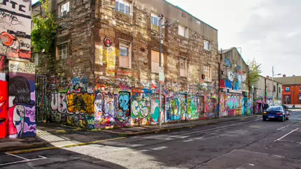 THE FAMOUS U2 GRAFFITI WALL [14 OCTOBER 2014 ABOUT A YEAR BEFORE IT WAS DEMOLISHED]-234484-1 THE FAMOUS U2 GRAFFITI WALL