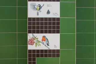 TILES BY KILLIAN MULLARNEY FEATURING BIRDS NATIVE TO IRELAND [MICRO PUBLIC SPACE ON WOLFE TONE STREET]-236753-1