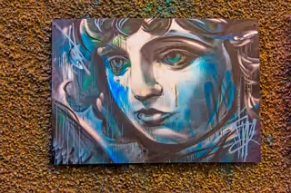 STREET ART AT CRAMPTON COURT IN TEMPLE BAR[ PHOTOGRAPHED 2014]-235080-1