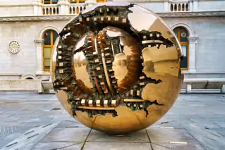 SCULPTURE BY ARNALDO POMODORO [AND THE RENAMING OF THE BERKELEY LIBRARY]-233980-1