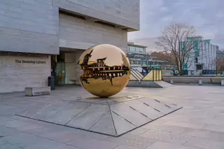 SCULPTURE BY ARNALDO POMODORO [AND THE RENAMING OF THE BERKELEY LIBRARY]-233981-1