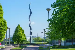 WAVE BY ANGELA CONNER [AN IMPRESSIVE EXAMPLE OF PUBLIC ART IN PARK WEST DUBLIN]-244135-1