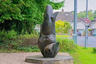 PISCES OR THE FISH STATUE [AN EXAMPLE OF PUBLIC ART IN CHAPELIZOD]-232353-1