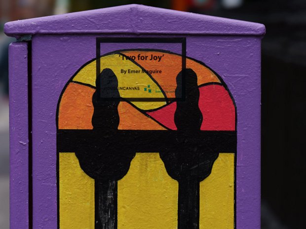TWO FOR JOY Emer Maguire is a self-taught artist who enjoys painting and creating art as a hobby. Her "Two for Joy" piece was...
