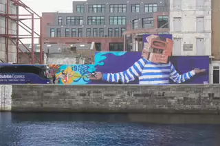 MURAL BY ASBESTOS AND NETO VETTORELLO - DO NOT REMOVE [AT THE ORMOND HOTEL NOW A DORMANT SITE]-212259-1