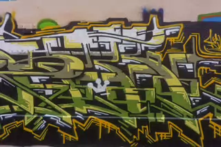 IT IS A CRIMINAL OFFENCE TO GRAFFITI THE WALLS [NO ONE PAID ANY ATTENTION - DID THEY] X-234705-1 IT IS A CRIMINAL OFFENCE TO GRAFFITI THE WALLS