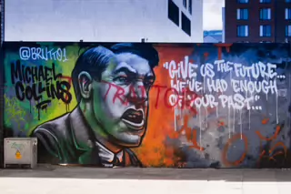 MURAL OF MICHAEL COLLINS ON ABBEY STREET [BY BRUTTO A BRAZILIAN BORN STREET ARTIST]-236458-1