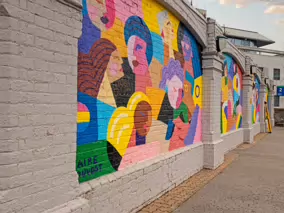 MURALS BY CLAIRE PROUVOST AT TARA STREET DART STATION [HALLOWEEN 2024]-244272-1
