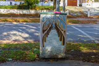 AN EXAMPLE OF PAINT-A-BOX STREET ART BY TRACEY DALTON [GRIFFITH AVENUE 14 OCTOBER 2024]-242642-1