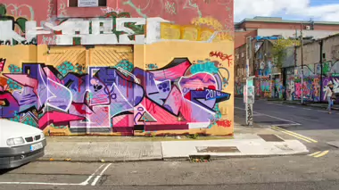 THE FAMOUS U2 GRAFFITI WALL [14 OCTOBER 2014 ABOUT A YEAR BEFORE IT WAS DEMOLISHED]-234470-1 THE FAMOUS U2 GRAFFITI WALL