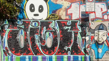 THE FAMOUS U2 GRAFFITI WALL [14 OCTOBER 2014 ABOUT A YEAR BEFORE IT WAS DEMOLISHED]-234473-1 THE FAMOUS U2 GRAFFITI WALL