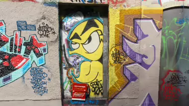 THE FAMOUS U2 GRAFFITI WALL [14 OCTOBER 2014 ABOUT A YEAR BEFORE IT WAS DEMOLISHED]-234476-1 THE FAMOUS U2 GRAFFITI WALL