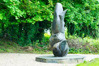 PISCES OR THE FISH STATUE [AN EXAMPLE OF PUBLIC ART IN CHAPELIZOD]-232352-1