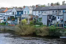 ANNA LIVIA BRIDGE ACROSS THE LIFFEY [CHAPELIZOD VILLAGE ON BOTH SIDES OF THE RIVER]-231243-1