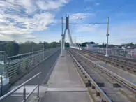 THE LUAS TRAM STOP IN DUNDRUM [FEATURING THE ATTRACTIVE WILLIAM DARGAN BRIDGE]-231488-1