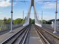 THE LUAS TRAM STOP IN DUNDRUM [FEATURING THE ATTRACTIVE WILLIAM DARGAN BRIDGE]-231493-1