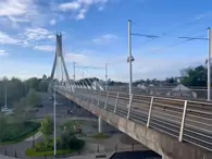 THE LUAS TRAM STOP IN DUNDRUM [FEATURING THE ATTRACTIVE WILLIAM DARGAN BRIDGE]-231497-1