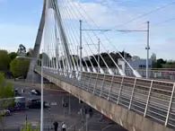 THE LUAS TRAM STOP IN DUNDRUM [FEATURING THE ATTRACTIVE WILLIAM DARGAN BRIDGE]-231498-1