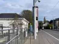 THE LUAS TRAM STOP IN DUNDRUM [SUNDAY 21 APRIL 2024]-231480-1