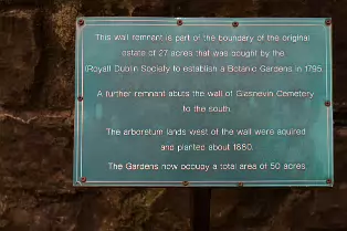 A SECTION OF THE ORIGINAL ESTATE WALL [BOTANIC GARDENS 28 AUGUST 2024-239312-1