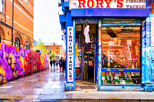 TEMPLE BAR WAS VERY COLOURFUL TODAY [IMMEDIATELY AFTER SOME REALLY INTENSE RAIN]-239050-1