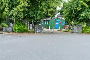 THIS WAS AN ARMY HUT AT THE CURRAGH CAMP [IT HAS HAD MANY USES BUT NOW IT IS A SCOUTS HALL]-237700-1
