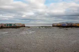 SANDYMOUNT SEA BATHS [A CENTURY OF DECAY AND NOW A CANVAS FOR STREET ART]-235913-1