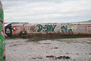 SANDYMOUNT SEA BATHS [A CENTURY OF DECAY AND NOW A CANVAS FOR STREET ART]-235919-1