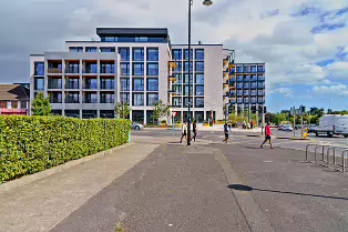 HERE ONCE WAS THE FIRST BOWLING ALLEY IN IRELAND [NOW AN APARTMENT COMPLEX KNOWN AS THE CORNERSTONE]-239020-1