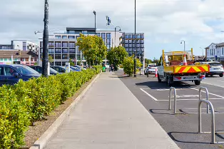 HERE ONCE WAS THE FIRST BOWLING ALLEY IN IRELAND [NOW AN APARTMENT COMPLEX KNOWN AS THE CORNERSTONE]-239021-1