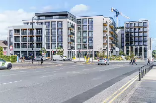 HERE ONCE WAS THE FIRST BOWLING ALLEY IN IRELAND [NOW AN APARTMENT COMPLEX KNOWN AS THE CORNERSTONE]-239024-1