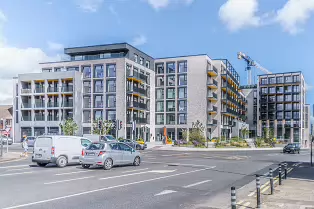 HERE ONCE WAS THE FIRST BOWLING ALLEY IN IRELAND [NOW AN APARTMENT COMPLEX KNOWN AS THE CORNERSTONE]-239025-1