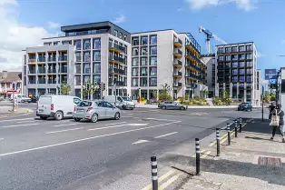 HERE ONCE WAS THE FIRST BOWLING ALLEY IN IRELAND [NOW AN APARTMENT COMPLEX KNOWN AS THE CORNERSTONE]-239026-1