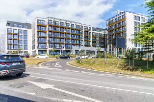 HERE ONCE WAS THE FIRST BOWLING ALLEY IN IRELAND [NOW AN APARTMENT COMPLEX KNOWN AS THE CORNERSTONE]-239029-1