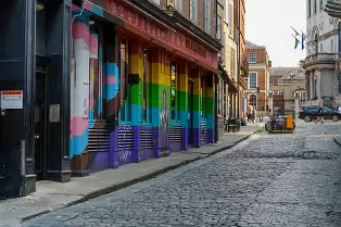 THE BACK LOUNGE ON UPPER EXCHANGE STREET [FEATURING SOME STREET ART]-239304-1