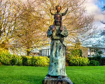 ST CONLETH'S STATUE AND GARDEN CHRISTMAS 2012 [THE ST BRIDGET'S CROSS WAS MISSING]-238609-1