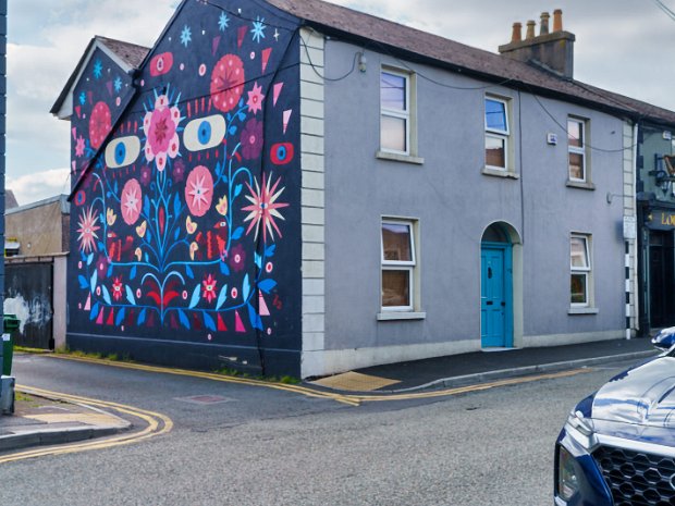 MURAL BY HOLLY PEREIRA There seems to be limited street art easily visible in Newbridge compared to other towns. However, there's evidence...