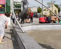 LEANING MAN SCULPTURE AT SHAMROCK PLAZA [CARLOW TOWN]-239608-1