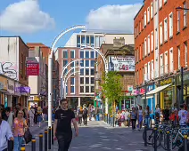 THE HALFPENNY BRIDGE AND LIFFEY STREET [LIFFEY STREET HAS RECENTLY BEEN PEDESTRIANISED]-238492-1