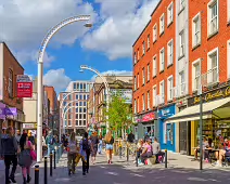 THE HALFPENNY BRIDGE AND LIFFEY STREET [LIFFEY STREET HAS RECENTLY BEEN PEDESTRIANISED]-238496-1