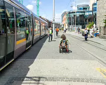 HARCOURT STREET TRAM STOP AND PARK PLACE [PHOTOGRAPHED USING A VERY OLD SONY NEX-5]-238215-1 HARCOURT STREET TRAM STOP AND PARK PLACE